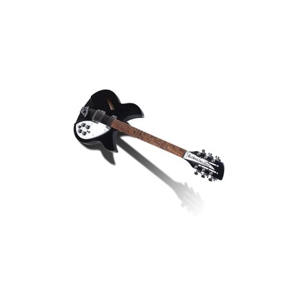 RICKENBACKER gitara elektryczna, 330/12, Jetglo, 12-strunowa, futerał
